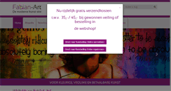 Desktop Screenshot of fabian-art.nl