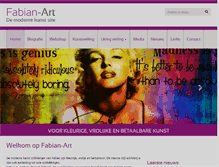 Tablet Screenshot of fabian-art.nl